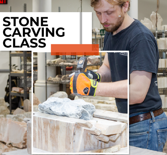 241002 Stone Carving Class Wednesday 12-3pm October 2024