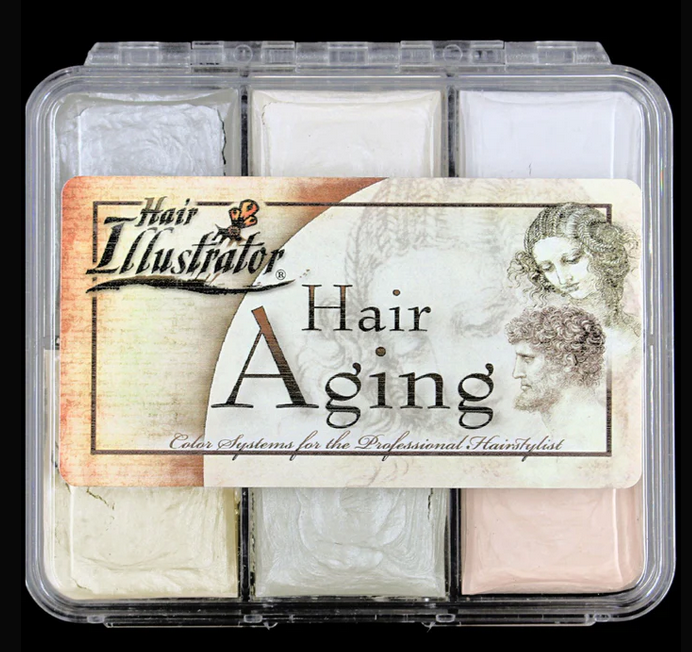 On Set Hair Illustrator Aging Palette