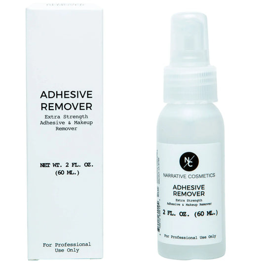 Pegamento adhesivo seguro para la piel y removedor de maquillaje, 2 oz
