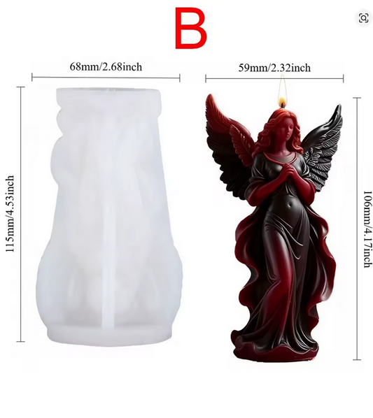 Angel B Silicone Mold 4x2x2