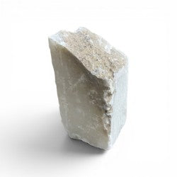 Mario's Italian White Translucent Alabaster Cut Block 1lb 2x2x4