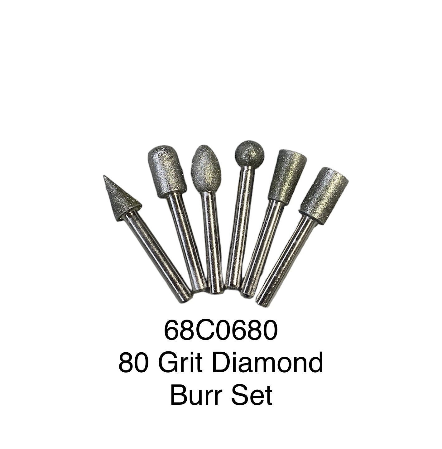 1/4 Diamond Burr Set (80grit) – The Compleat Sculptor, Inc