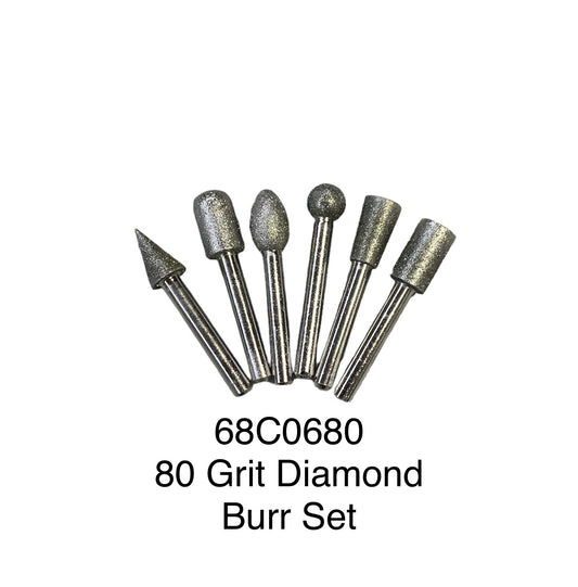 1/4 Diamond Burr Set (80grit)
