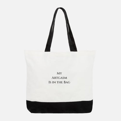 TCS Artgasm Tote Bag Heavy Duty Two Tone Cotton