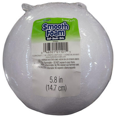 White Bead EPS Foam Ball Shapes