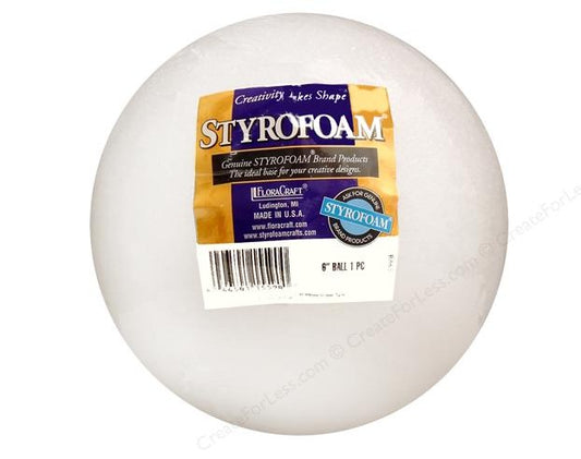 Bola Styrofoam 6''