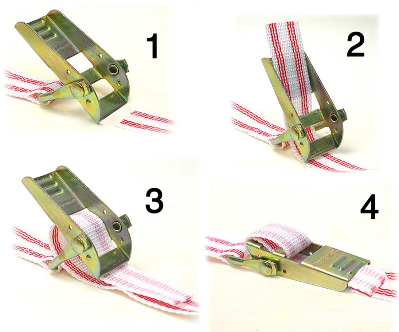 Correas para bandas de molde 1''x6' Naranja 5 piezas