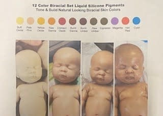 Set de pigmentos de silicona birracial 12 piezas
