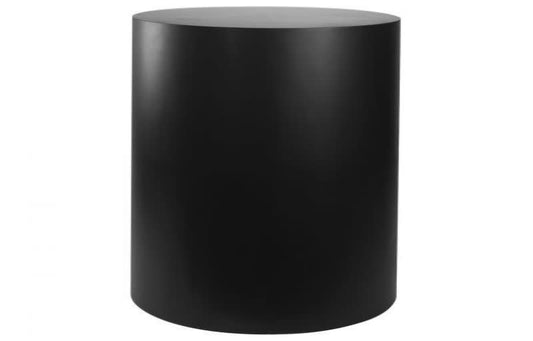 Cilindro de pedestal Formica 20Dx24H negro satinado