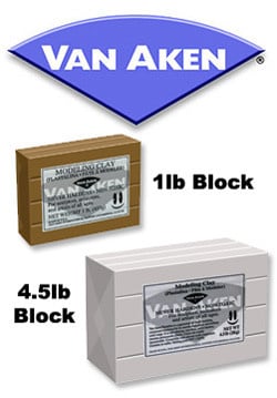 Van Aken Plastalina Sculpteur en Argile de Modelage Gris 1 lb. bar Van Aken Plastalina Sculpteur en Argile de Modelage Gris 1 lb. bar