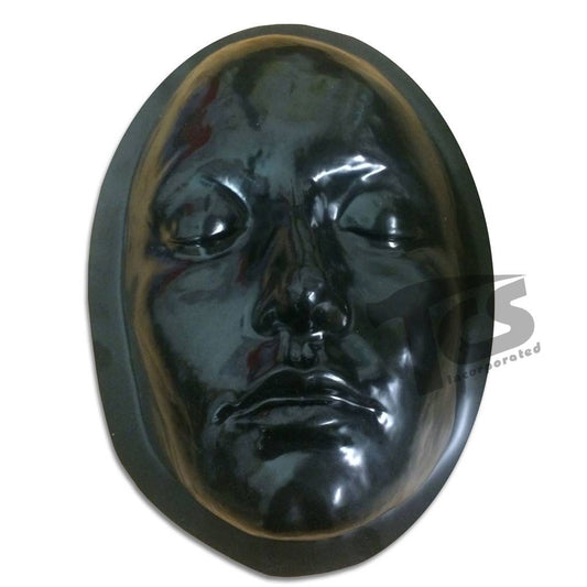 Forma de rostro femenino de estireno negro para prótesis