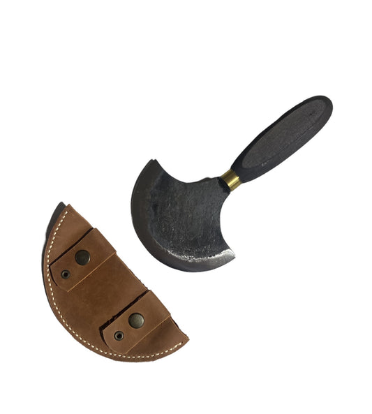 Leather Knife Round Large