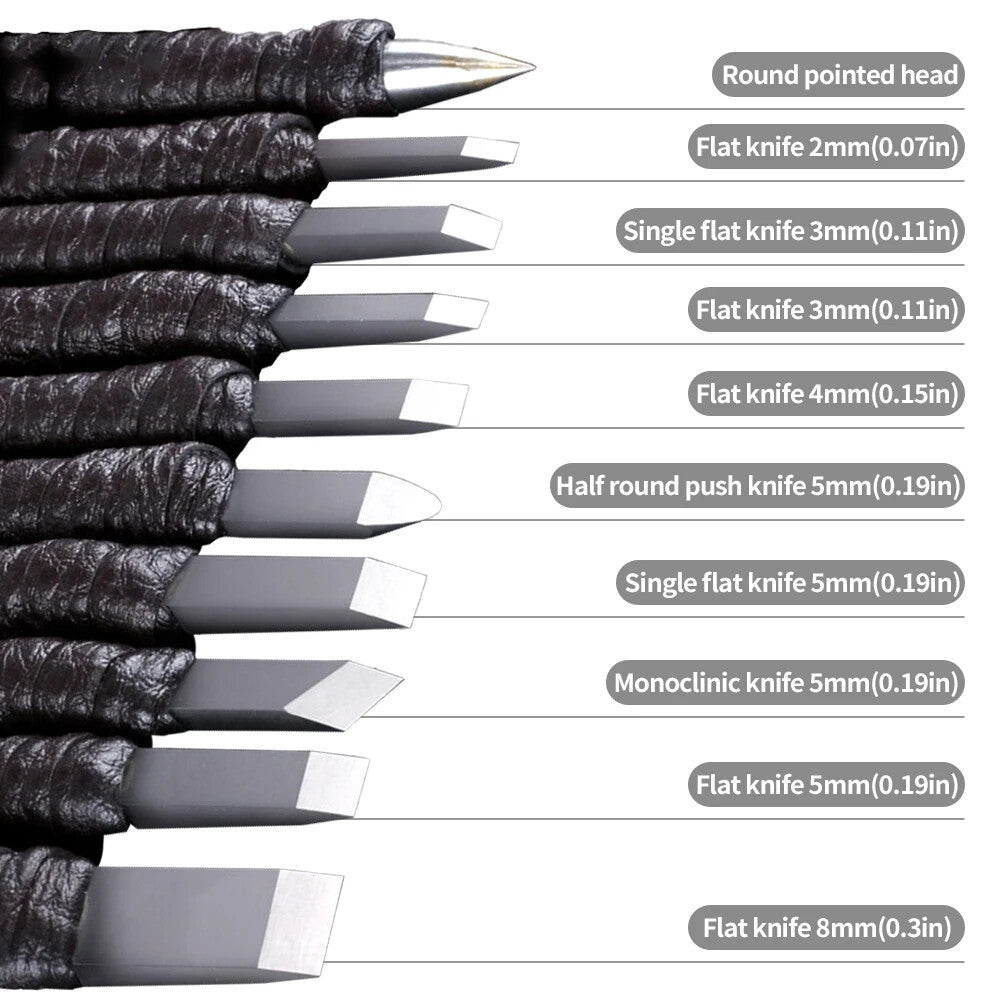 Carbide Stone Carving Kit 10pc