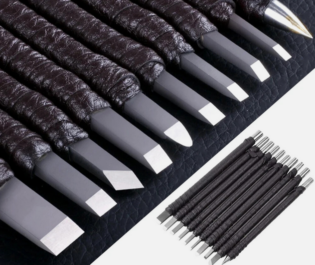 Carbide Stone Carving Kit 10pc