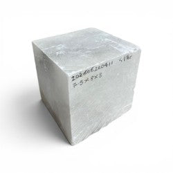 Mario's Italian White Translucent Alabaster Cut Block 41lb 7.5x8x8