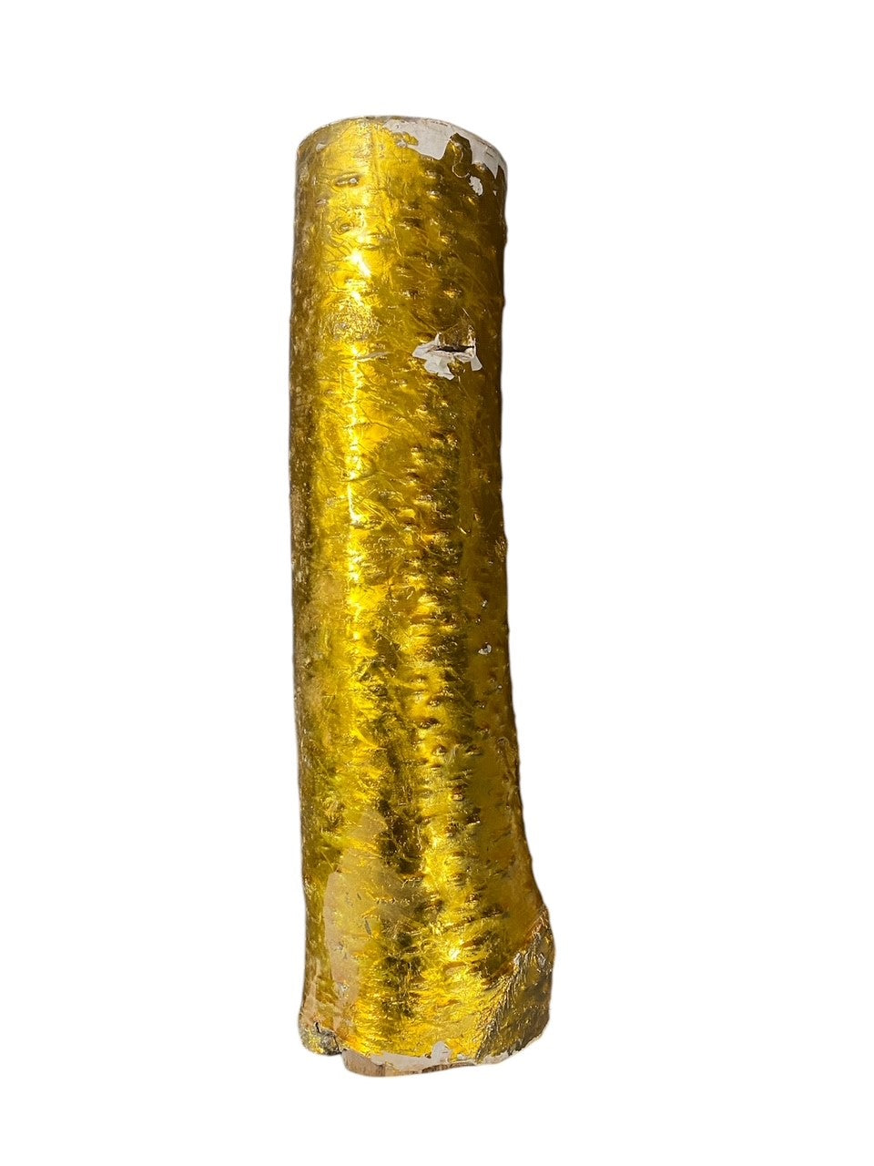 Tronco de abedul dorado cromado