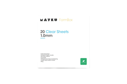 Clear Sheets 20 pack Thermoplastic PETG