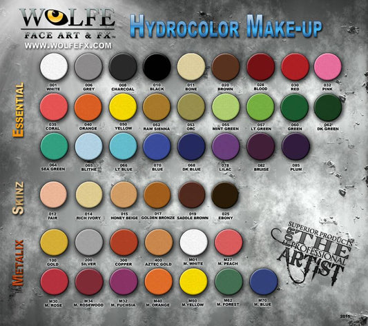 Paleta de 6 colores Hydrocolor Skinz