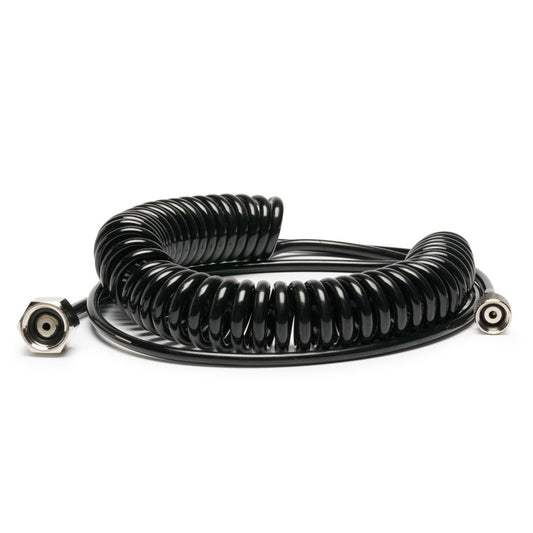 Manguera de aerógrafo Cobra Coil de 10' con conector para aerógrafo Iwata y conector para compresor de 1/4"