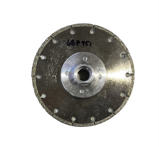 4.5in Special Electroplated Diamond Blade w/ Flush Cut Adaptor