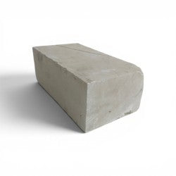 Mario's Italian White Translucent Alabaster Cut Block 11lb 3x4.75x8.5