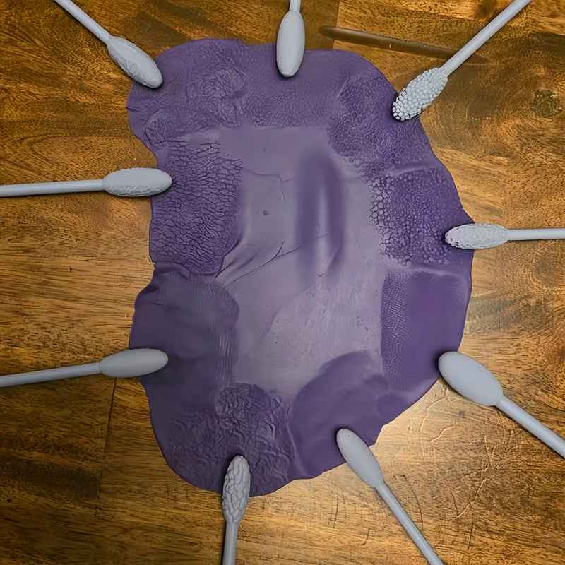 Medium Skin & Creature Texture Stick Tool Set of 9