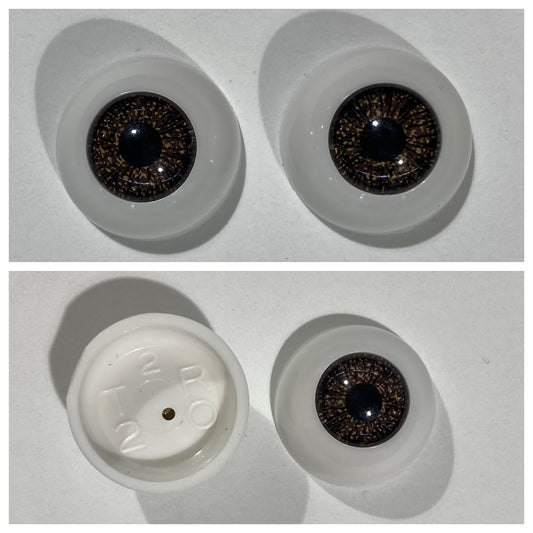 Acrylic Eyes 20mm Brown (Pair)