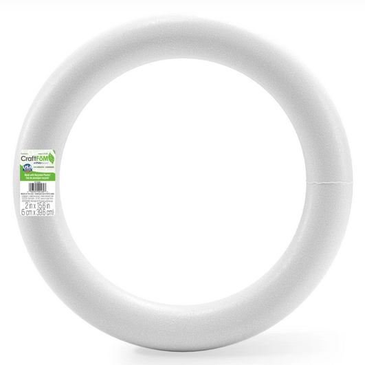 Formas de bolas de espuma EPS con cuentas blancas