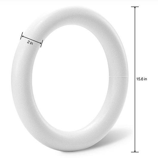 Formas de bolas de espuma EPS con cuentas blancas