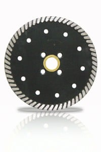 Hoja de diamante Excel Turbo de 7'' con adaptador de corte al ras