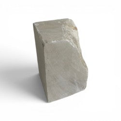 Mario's Italian White Translucent Alabaster Cut Block 9lb 4x4x6.5
