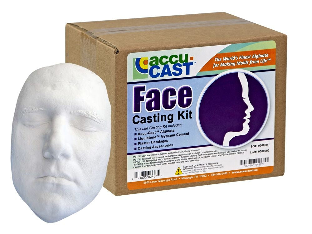 Face Casting Kit Alginate – The Compleat Sculptor, Inc