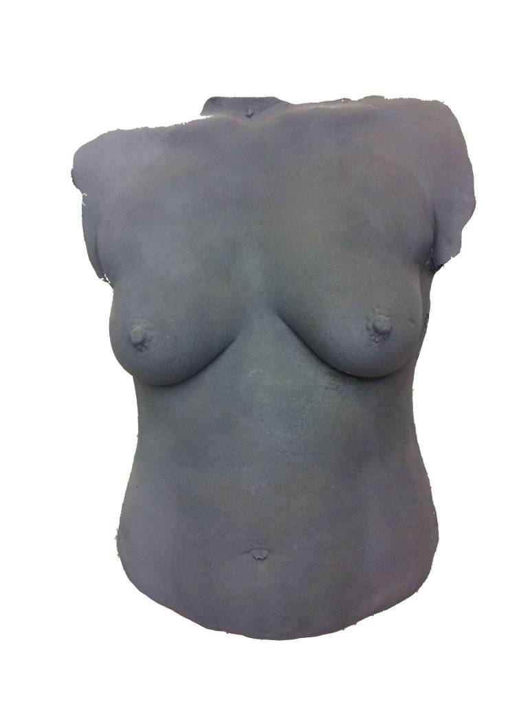 Torso femenino de espuma (tetas)