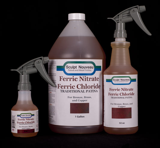 Traditional Ferric Nitrate/Ferric Chloride Patina