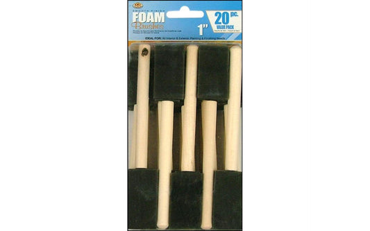 Foam Brush Set 20pc