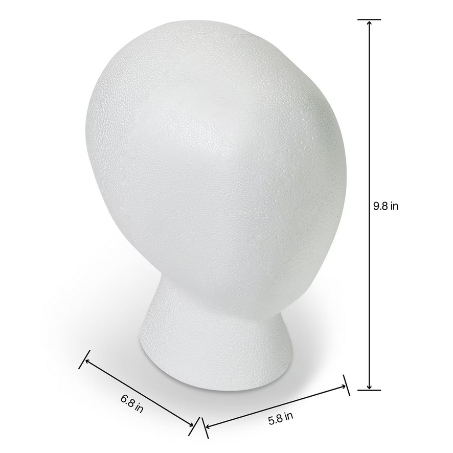 White Bead EPS Foam Heads