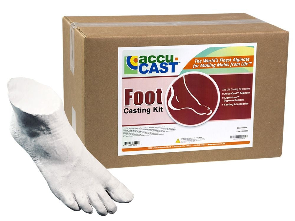Foot Casting Kit Alginate – The Compleat Sculptor, Inc