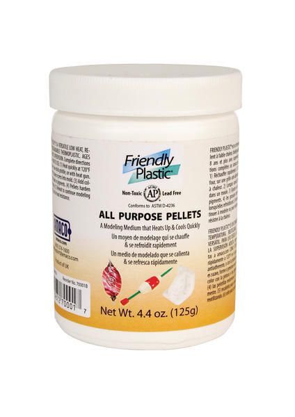 Friendly Plastic Ivory Pellets 4.4oz