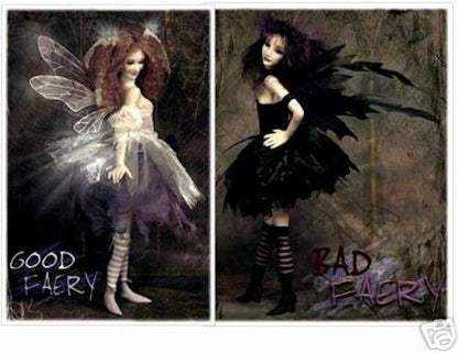 Good Faery And Bad Faery Set