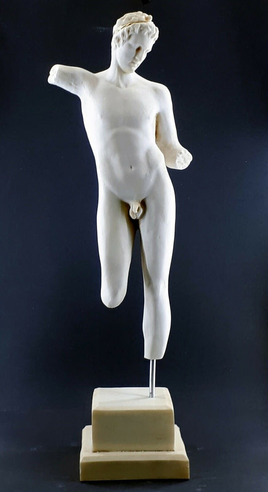 Escultura clásica del torso griego Mármol fundido 8 x 6 x 25