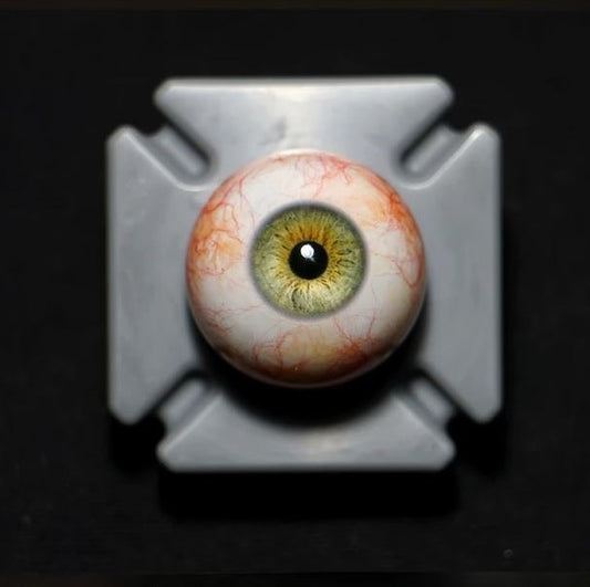 Juego de ojos verdes preparados para cámara de 26 mm