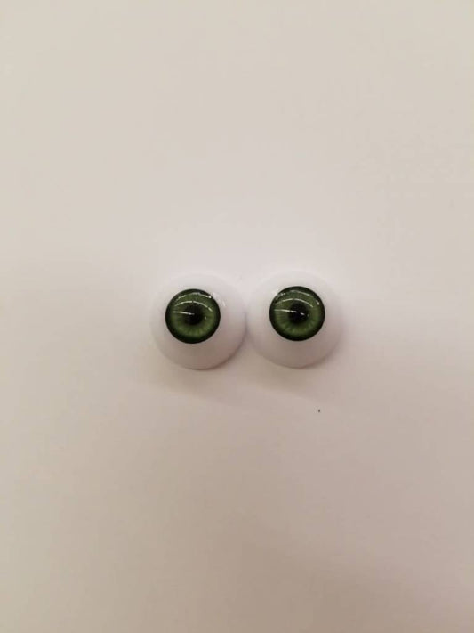 Acrylic Eyes 22mm Green (Pair)