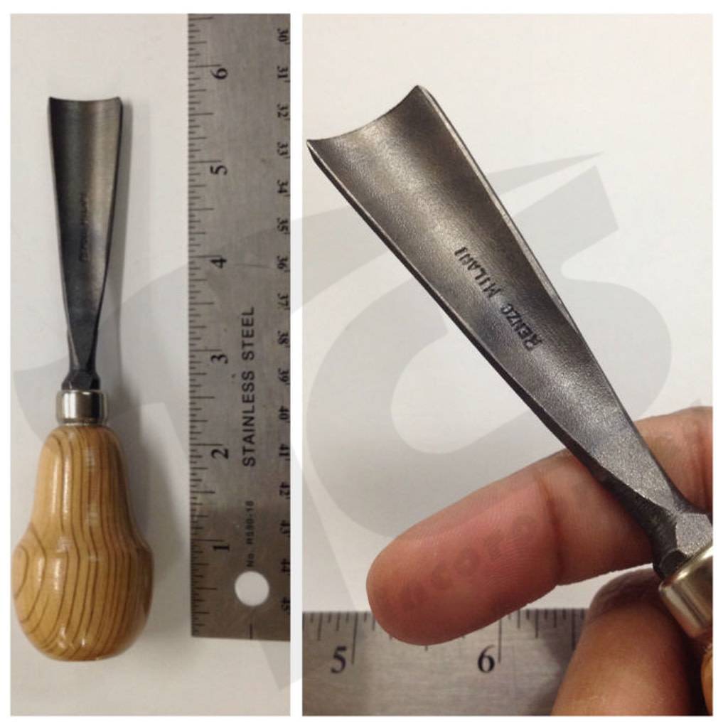 Handled Stone Gouge 20mm - The Compleat Sculptor – The Compleat ...