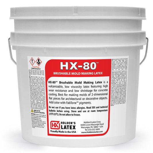 Látex para fabricación de moldes que se puede cepillar HX-80