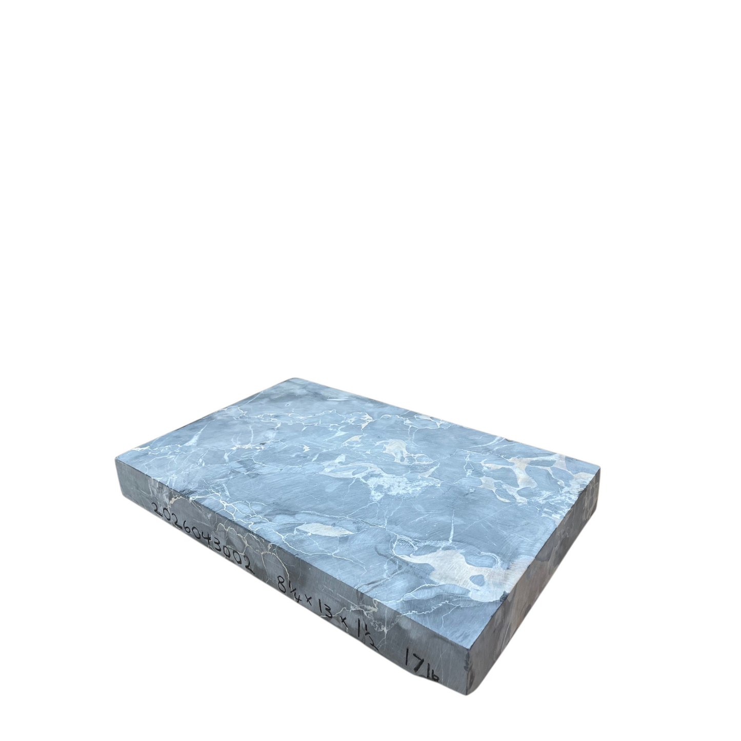 17lb Portoro Black Marble 8.25x13x1.5 2026043002