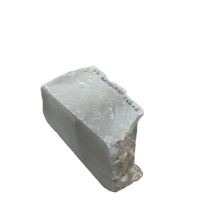 27lb Mario's White Translucent Alabaster 11x6x6 MWS01001049