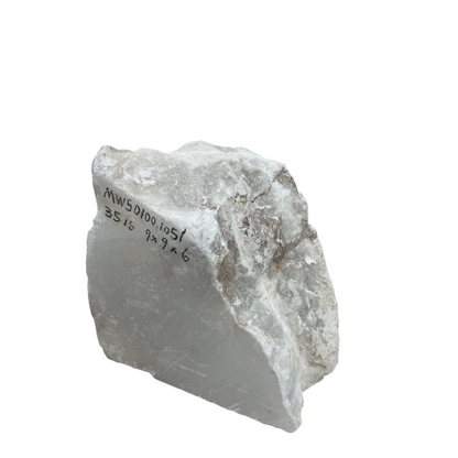 35lb Mario's White Translucent Alabaster 9x9x6 MWS01001051