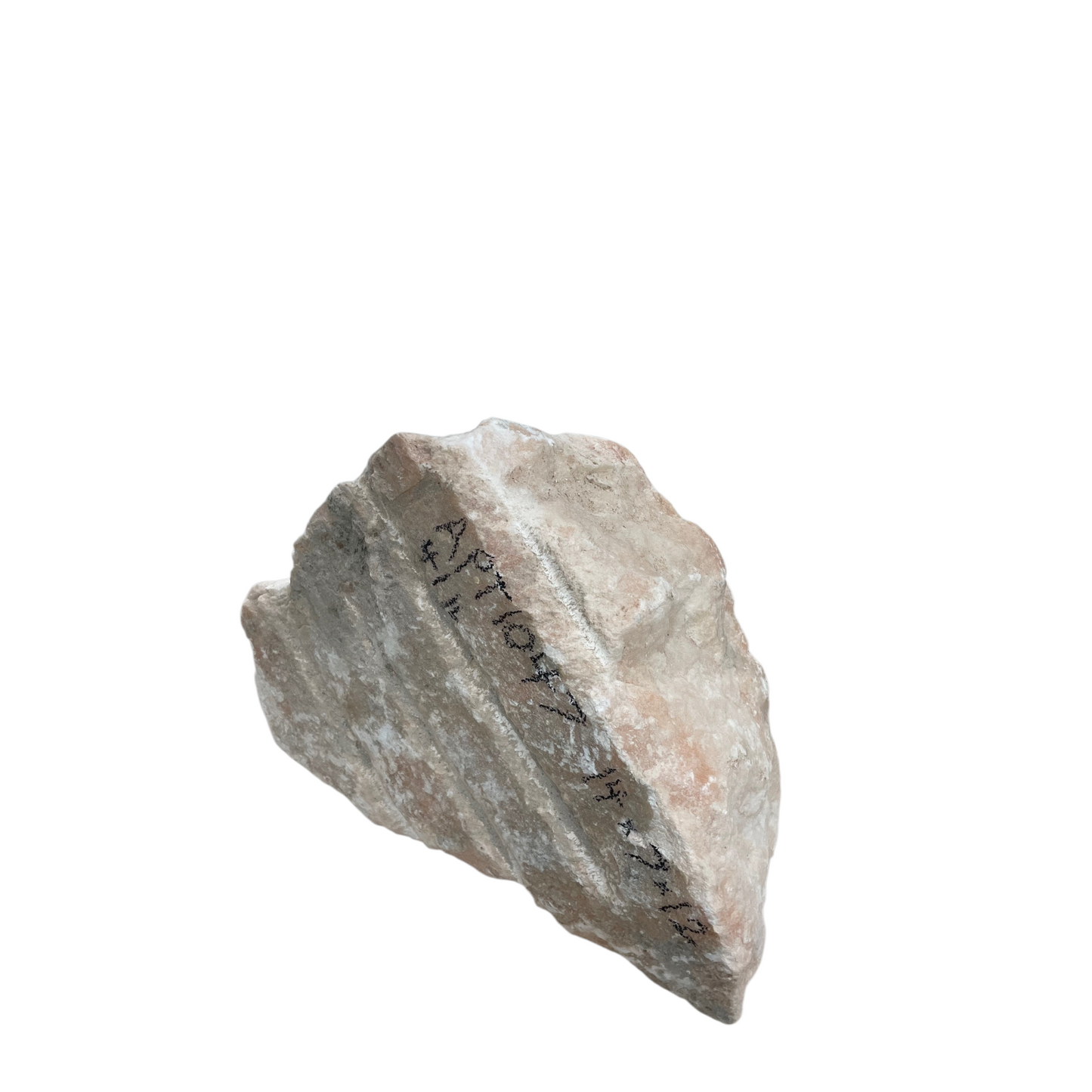 41lb Translucent Peach Alabaster 14x7x12 APT1047