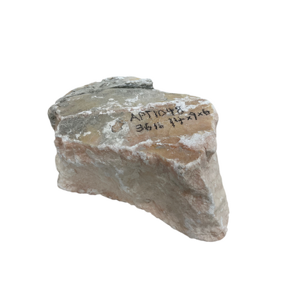 36lb Translucent Peach Alabaster 14x9x6 APT1048