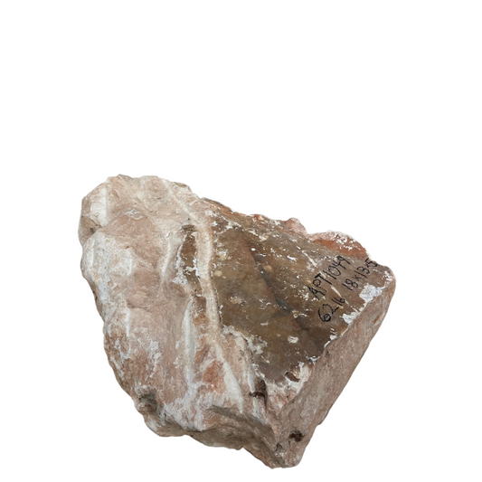 62lb Translucent Peach Alabaster 18x13x5 APT1049